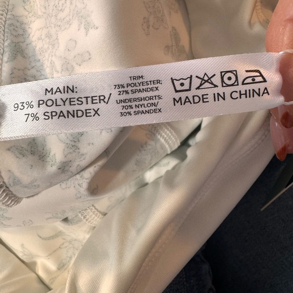 Tuckernuck White Wildflower 14” Elena Tennis Skirt Size Large NWT - Picture 5 of 13